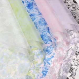 Papel Coreano Bopp diseno floral X20u/ 56*56cm