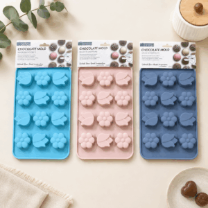 Moldes de silicona para chocolate con diseño flores
