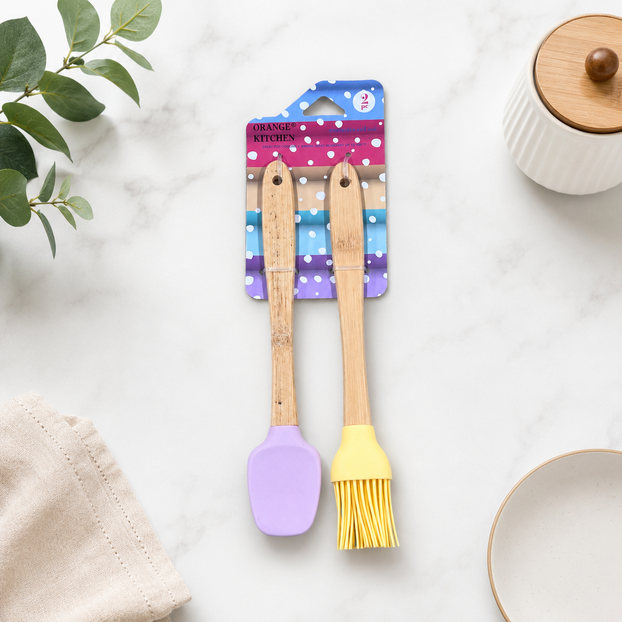 Utensilios siliconas set 2PCS