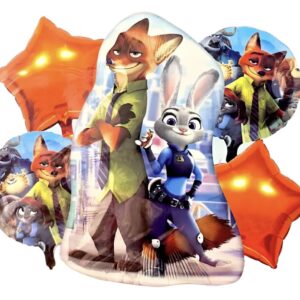 Set Globos Zootopia 5pcs