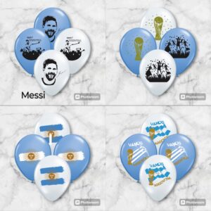 globo argentina*10unidad/ 12pulgada