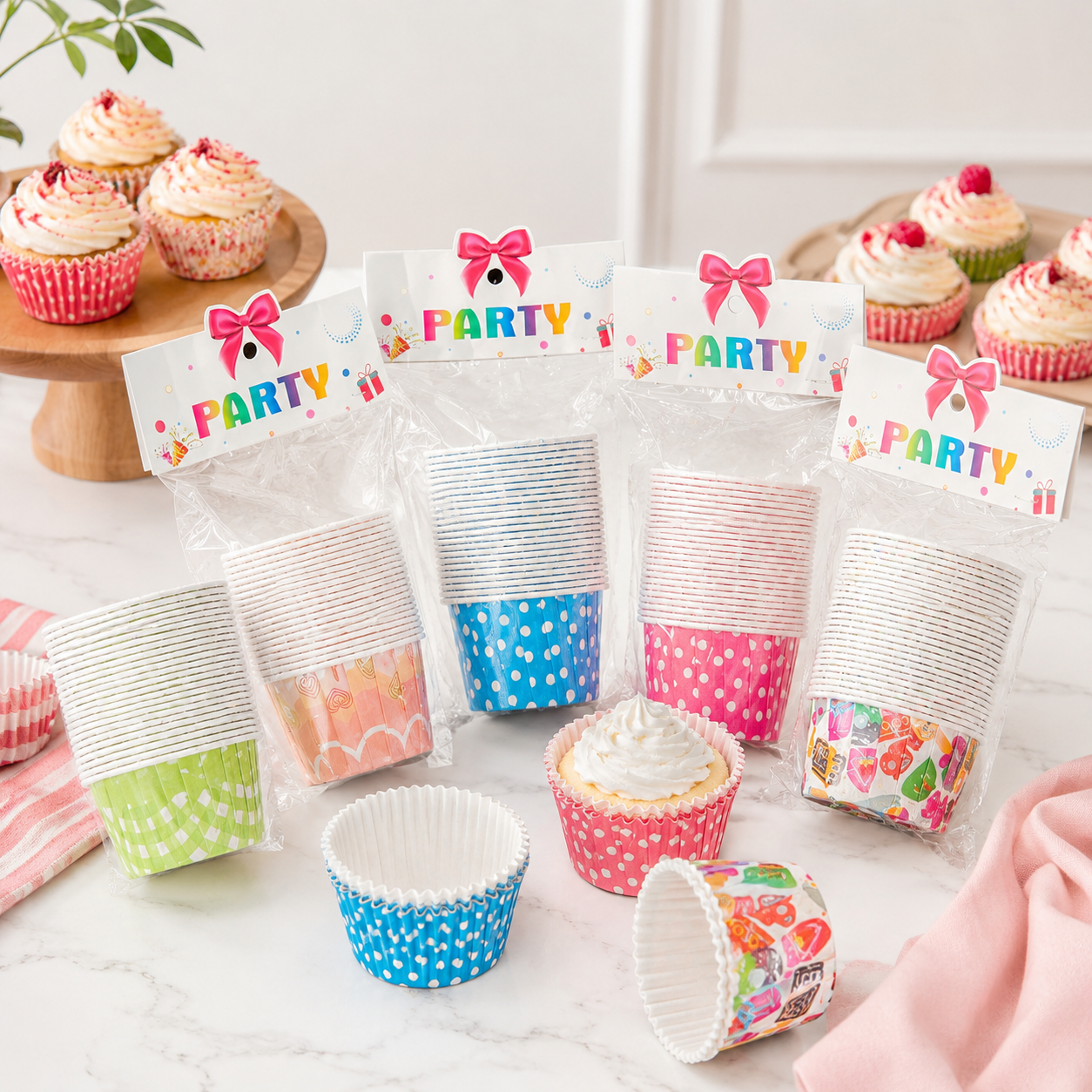 Pirotines Para Cupcakes Y Muffins Decorativos X 25Unidades