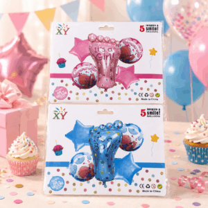 SET DE GLOBO *pie Its a gril/ Its a boy   * 5pcs
