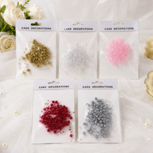 Guirnalda de Perlas para Decoración de Tortas y Pastelería