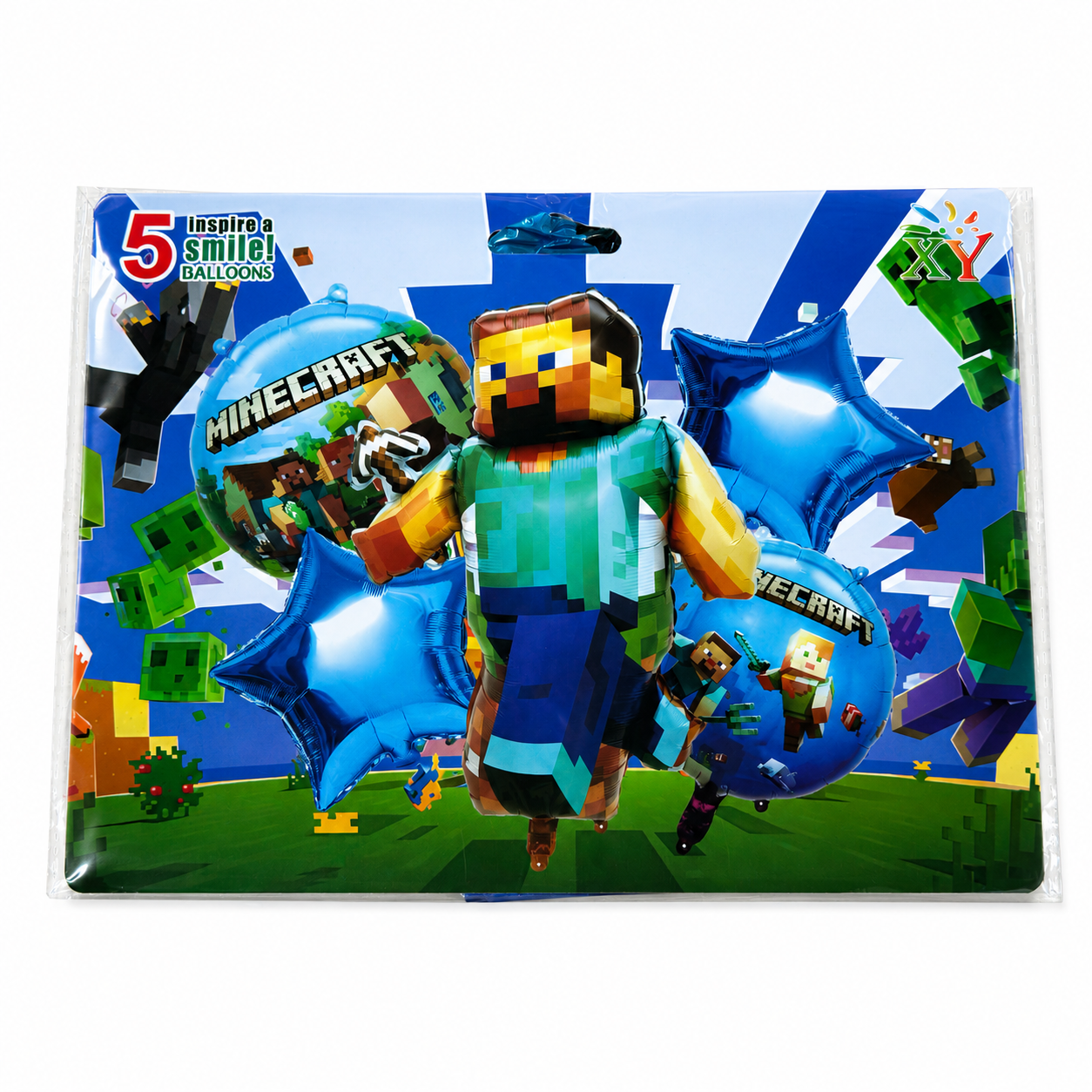 Set de globo Jostin MINECRAFT 5pcs