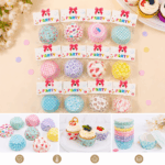 Pirotines Estampados Para Cupcakes Muffins Papel Horneable *50uni