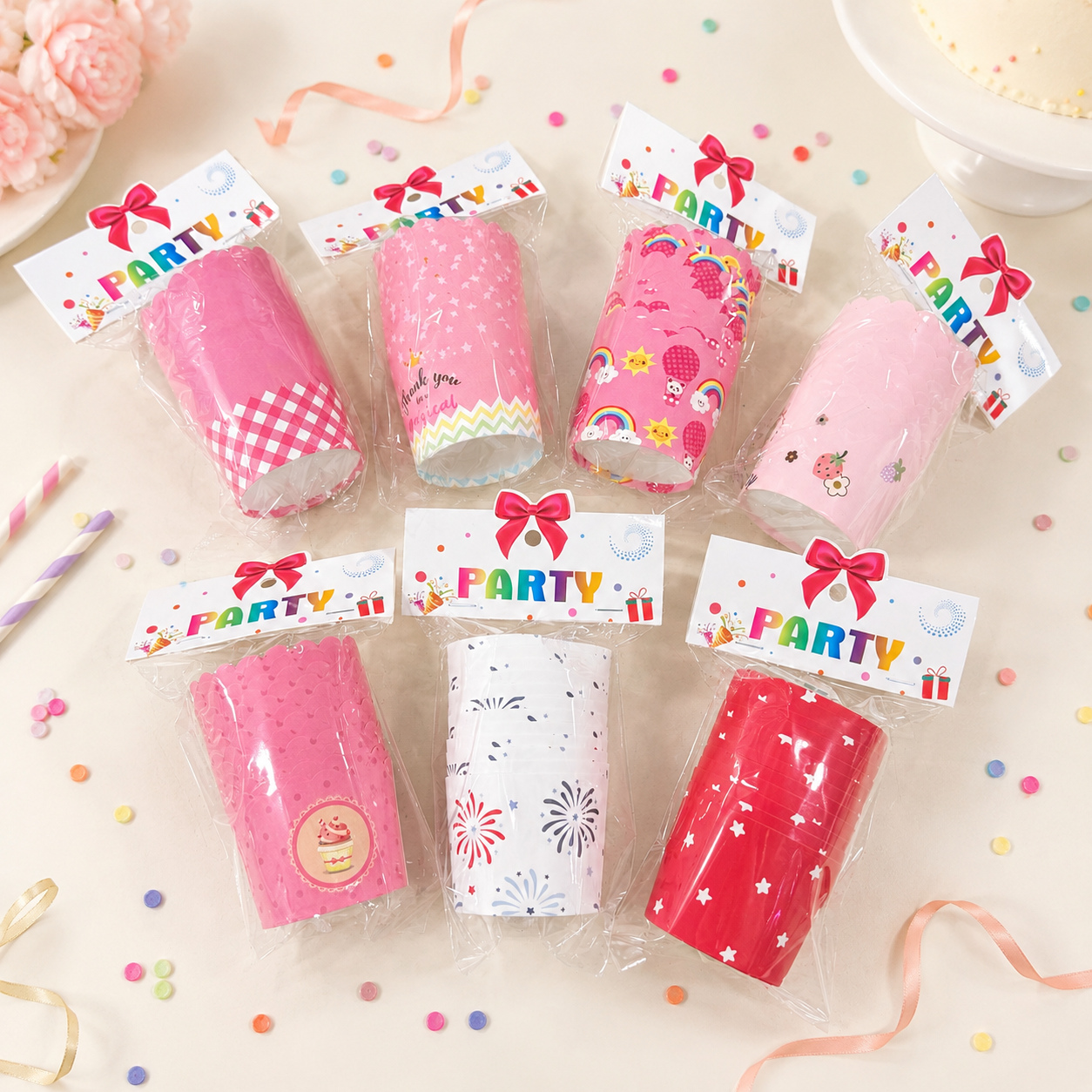 Pirotines para Cupcakes y Muffins Decorativos x 12 Unidades