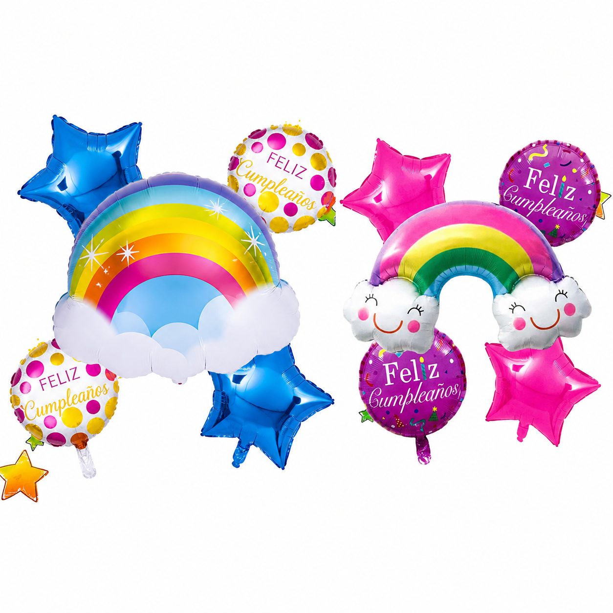 Set de globo arco iris 5pcs