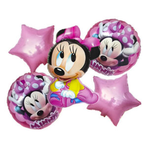 SET DE GLOBO MINNIE bebe 5pcs
