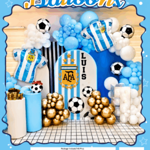 set de globo argentina AFA 142pcs(Como Se Muestra En La Foto