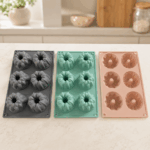 Molde De Silicona Mini Budín 6 Cavidades Repostería