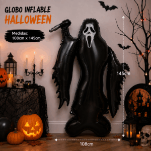 Globo Inflable Halloween Fantasma Terror 108x145cm Decoración