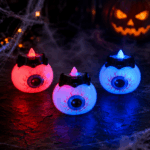 Luz Ojo Terrorífico Halloween LED Cambia Rojo Y Azul /Con pila