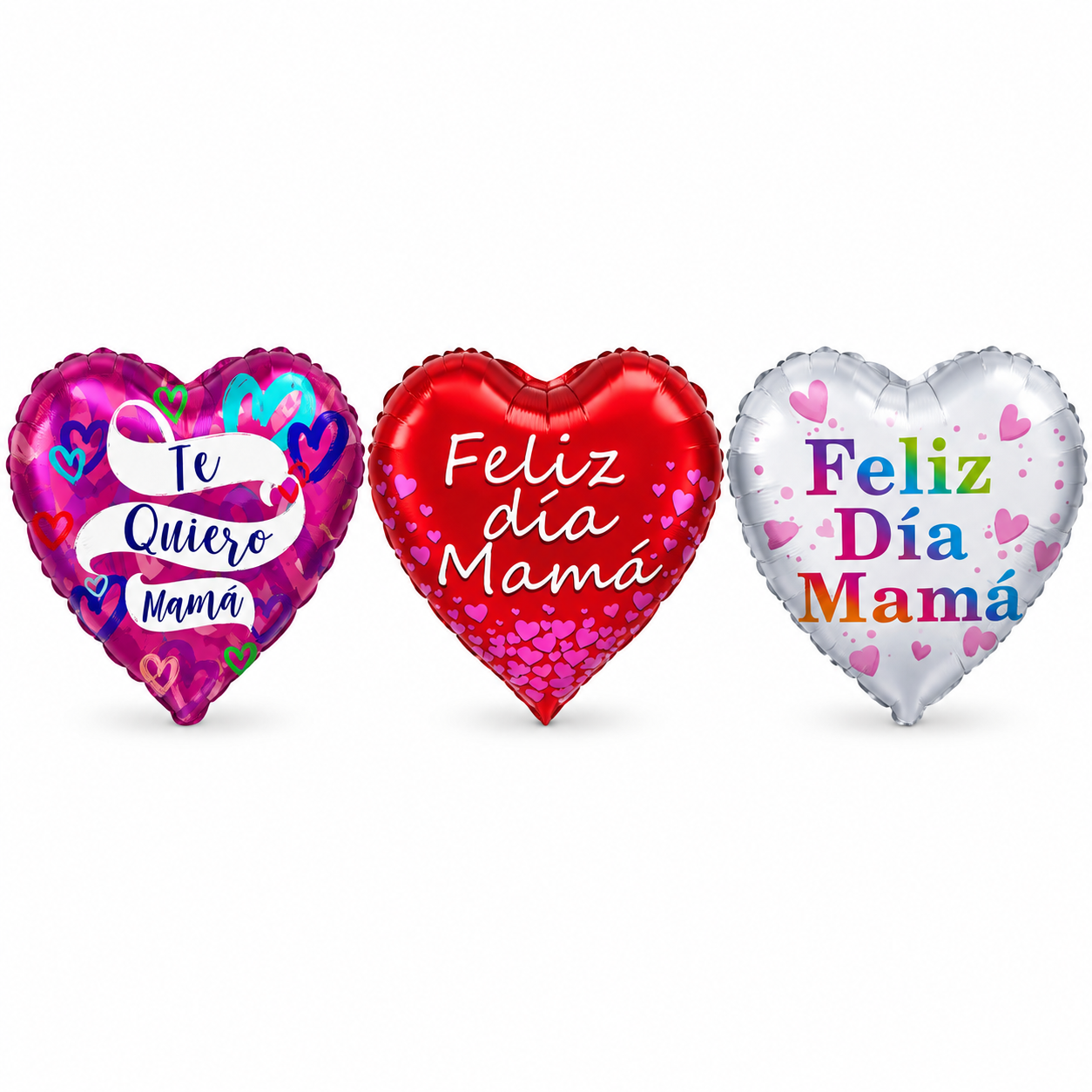 GLOBO CORAZON FELIZ DIA MAMA