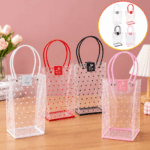 Bolsa de regalo pvc lunares por 12uni  8*16*8cm