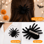 araña felpa con aplique /11*7cm /bolsa *12 uni