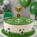 Vela para Torta Diseño Copa Dorada