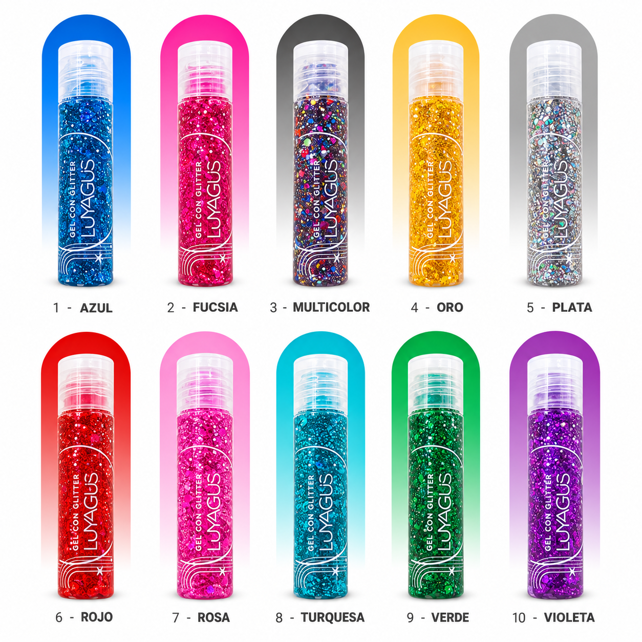 Gel con glitter 20g