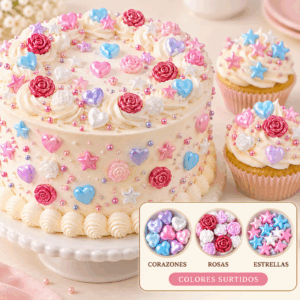 Figuras De Azúcar Comestibles Para Repostería 25 G