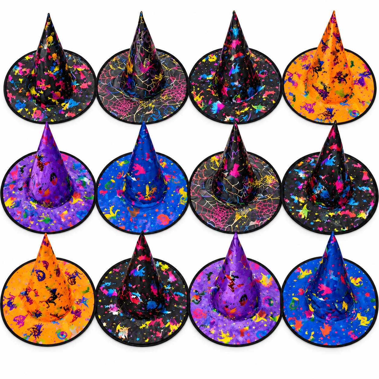 Sombrero De Bruja Halloween Cotillón Surtido