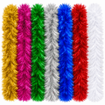 Boa Navideña Guirnalda Espumillón Metalizado Decoración Fiesta /9cm por 2M