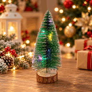 ARBOL DE NAVIDAD CON LUCES LED /15*5.5CM