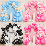 Kit Arco de Globos con Moños para Decoración de Fiestas 100 Piezas