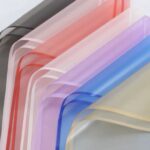 Papel Coreano Translúcido con Borde de Color para Ramos y Regalos  X20u/ 56*56cm